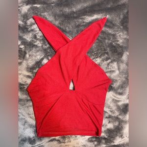 Shein Tube Top, Size: XS, US: 2, Never worn, Red